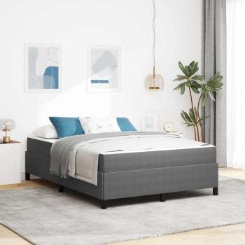 ARDEBO.de - Bettgestell Sonstiges Hellgrau 140 x 190 cm Cordstoff