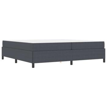 Bettgestell Sonstiges Dunkelgrau 100 x 200 cm Cordstoff
