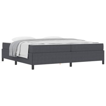 Bettgestell Sonstiges Dunkelgrau 100 x 200 cm Cordstoff