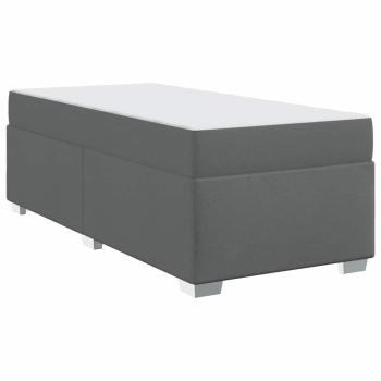 Bettgestell Sonstiges Dunkelgrau 80 x 200 cm Stoff