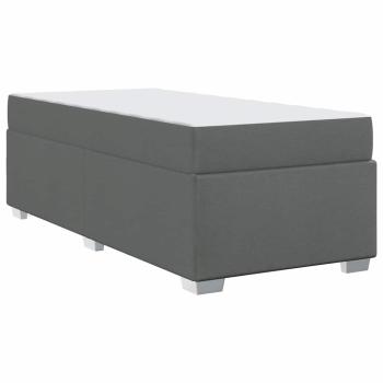 Bettgestell Sonstiges Dunkelgrau 80 x 200 cm Stoff