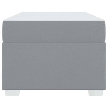 Bettgestell Sonstiges Hellgrau 90 x 190 cm Stoff