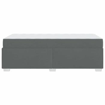 Bettgestell Sonstiges Dunkelgrau 90 x 200 cm Stoff