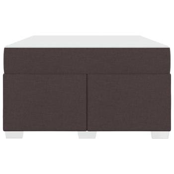 Bettgestell Sonstiges Dunkelbraun 120 x 190 cm Stoff