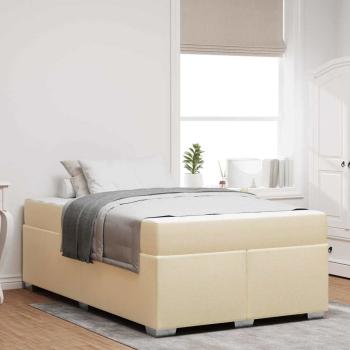 ARDEBO.de - Bettgestell Sonstiges Creme 120 x 190 cm Stoff