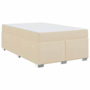 Bettgestell Sonstiges Creme 120 x 190 cm Stoff