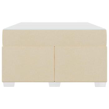 Bettgestell Sonstiges Creme 120 x 190 cm Stoff