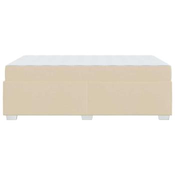 Bettgestell Sonstiges Creme 120 x 190 cm Stoff