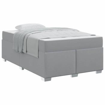 Bettgestell Sonstiges Hellgrau 120 x 200 cm Stoff