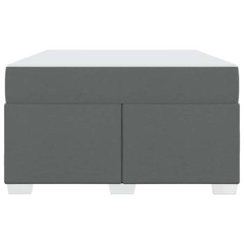 Bettgestell Sonstiges Dunkelgrau 120 x 200 cm Stoff