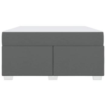 Bettgestell Sonstiges Dunkelgrau 140 x 200 cm Stoff