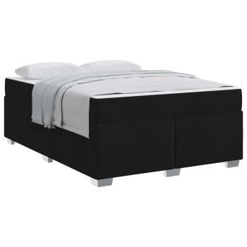 ARDEBO.de - Bettgestell Sonstiges Schwarz 140 x 200 cm Stoff
