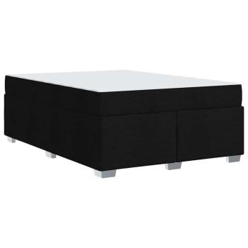Bettgestell Sonstiges Schwarz 140 x 200 cm Stoff