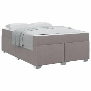 Bettgestell Sonstiges Taupe 140 x 200 cm Stoff