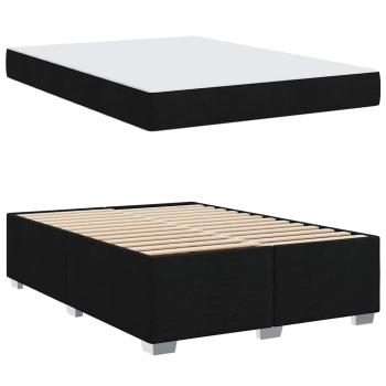 Bettgestell Sonstiges Schwarz 160 x 200 cm Stoff