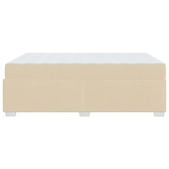 Bettgestell Sonstiges Creme 160 x 200 cm Stoff