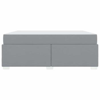 Bettgestell Sonstiges Hellgrau 180 x 200 cm Stoff