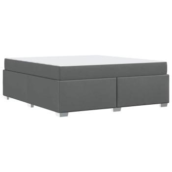 Bettgestell Sonstiges Dunkelgrau 180 x 200 cm Stoff