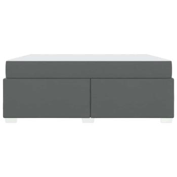 Bettgestell Sonstiges Dunkelgrau 180 x 200 cm Stoff