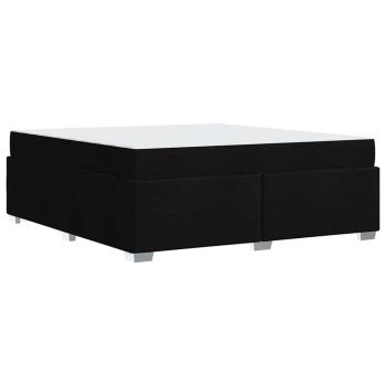 Bettgestell Sonstiges Schwarz 180 x 200 cm Stoff