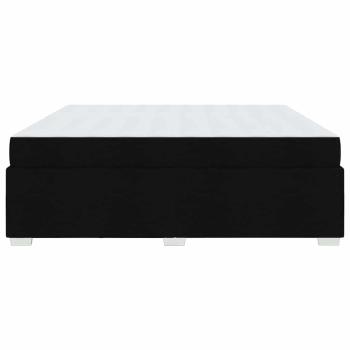Bettgestell Sonstiges Schwarz 200 x 200 cm Stoff