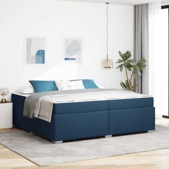ARDEBO.de - Bettgestell Sonstiges Blau 200 x 200 cm Stoff