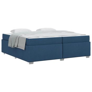 Bettgestell Sonstiges Blau 200 x 200 cm Stoff