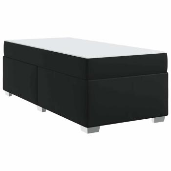 Bettgestell Sonstiges Schwarz 80 x 200 cm Kunstleder
