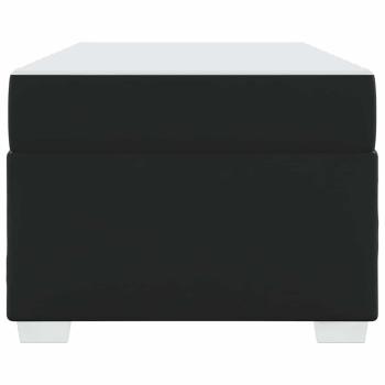 Bettgestell Sonstiges Schwarz 80 x 200 cm Kunstleder