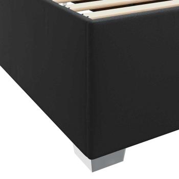 Bettgestell Sonstiges Schwarz 80 x 200 cm Kunstleder