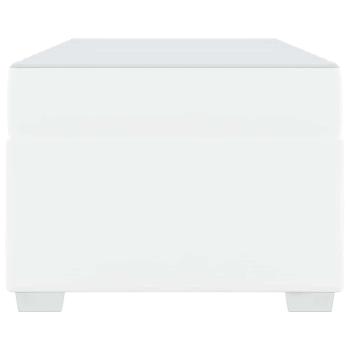 Bettgestell Sonstiges Weiß 80 x 200 cm Kunstleder