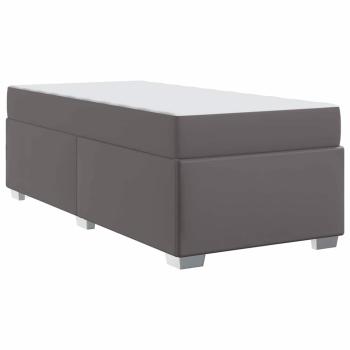 Bettgestell Sonstiges Grau 90 x 200 cm Kunstleder