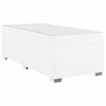 Bettgestell Sonstiges Weiß 100 x 200 cm Kunstleder