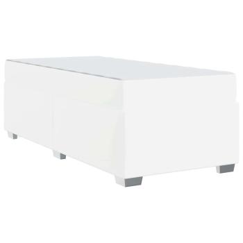 Bettgestell Sonstiges Weiß 100 x 200 cm Kunstleder