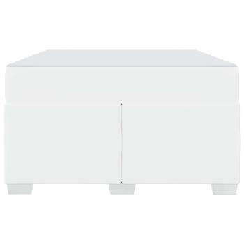 Bettgestell Sonstiges Weiß 120 x 190 cm Kunstleder