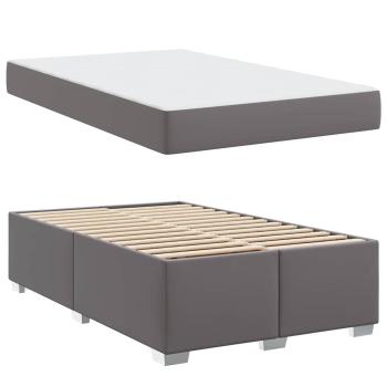 Bettgestell Sonstiges Grau 120 x 190 cm Kunstleder