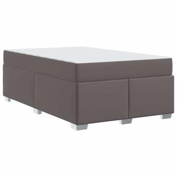 Bettgestell Sonstiges Grau 120 x 190 cm Kunstleder