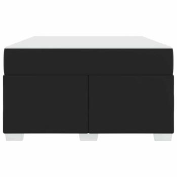 Bettgestell Sonstiges Schwarz 120 x 200 cm Kunstleder