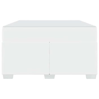 Bettgestell Sonstiges Weiß 120 x 200 cm Kunstleder