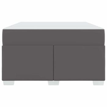 Bettgestell Sonstiges Grau 120 x 200 cm Kunstleder