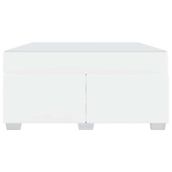 Bettgestell Sonstiges Weiß 140 x 200 cm Kunstleder