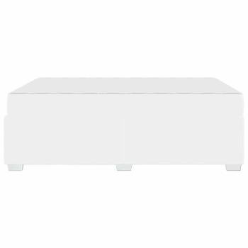 Bettgestell Sonstiges Weiß 140 x 200 cm Kunstleder