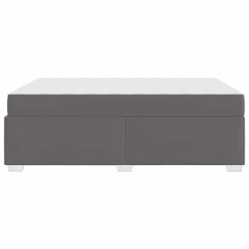 Bettgestell Sonstiges Grau 140 x 200 cm Kunstleder