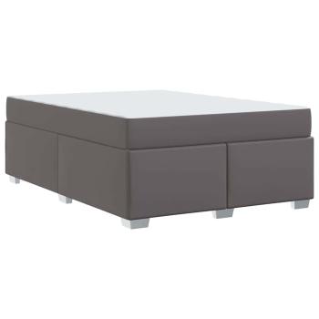 Bettgestell Sonstiges Grau 140 x 200 cm Kunstleder