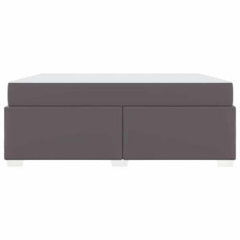 Bettgestell Sonstiges Grau 180 x 200 cm Kunstleder