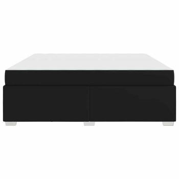 Bettgestell Sonstiges Schwarz 200 x 200 cm Kunstleder