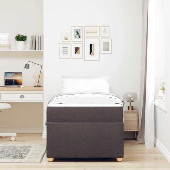 Bettgestell Sonstiges Dunkelbraun 90 x 190 cm Taschenfedern