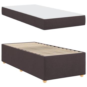 Bettgestell Sonstiges Dunkelbraun 90 x 190 cm Taschenfedern