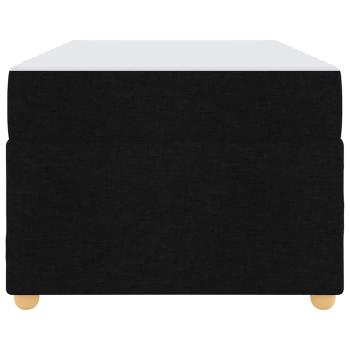 Bettgestell mit Matratze Sonstiges Schwarz 100 x 200 cm Stoff