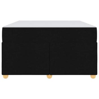 Bettgestell mit Matratze Sonstiges Schwarz 120 x 190 cm Stoff